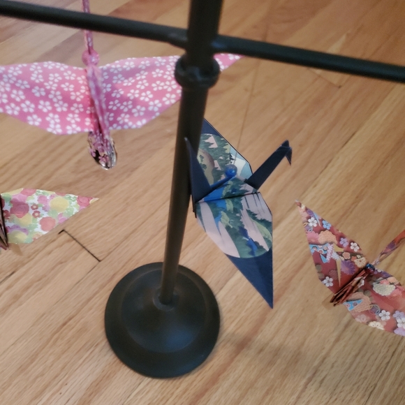 Set of 4 Beaded Japanese Origami Peace Cranes - Picture 7 of 12